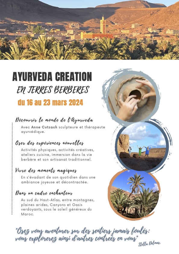 AYURVEDA FRANCE STAGE AYURVEDA CREATION AU MAROC